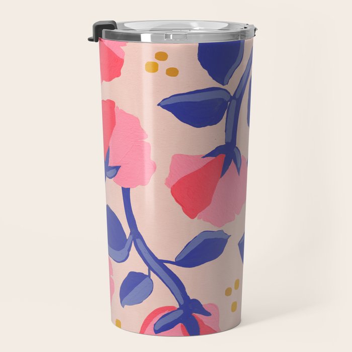 Lisbon Floral Travel Mug Gallery Image 3
