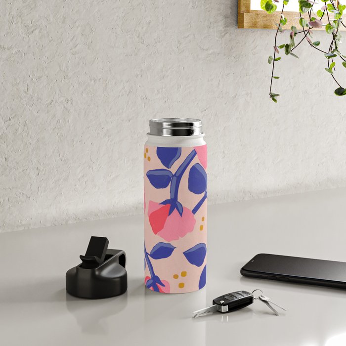Lisbon Floral Water Bottle Gallery Image 4