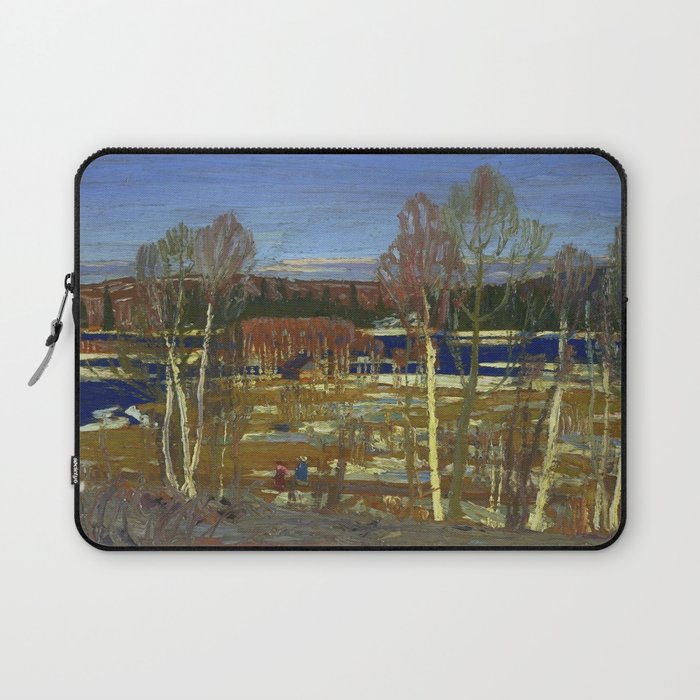 Tom Thomson Larry Dickson's Cabin 1917 Canadian Landscape Artist Laptop Sleeve Gallery Image 1