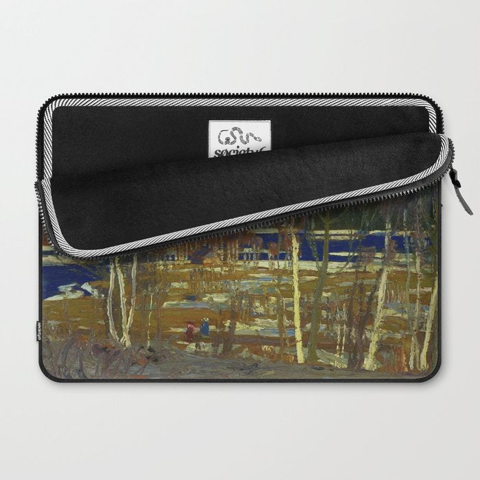 Tom Thomson Larry Dickson's Cabin 1917 Canadian Landscape Artist Laptop Sleeve Gallery Image 2