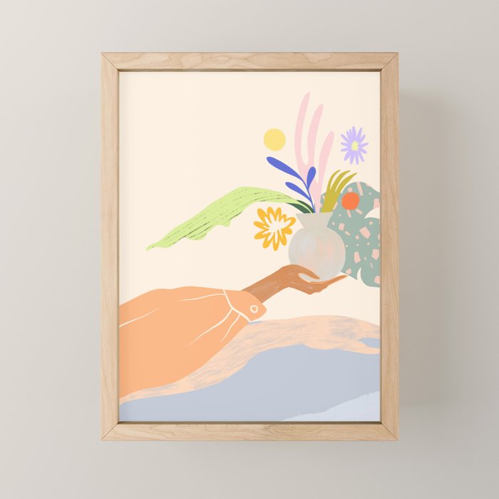The Act of Giving Mini Art Print Gallery Image 1