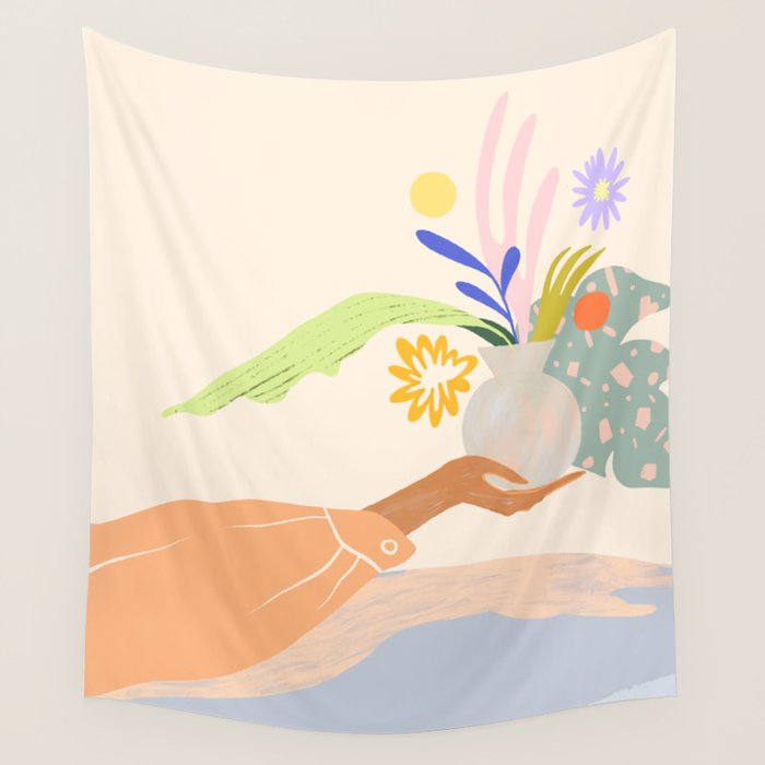 The Act of Giving Wall Tapestry Gallery Image 4