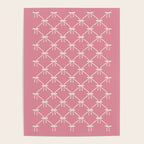 Bows & Ribbons Pattern LI 90s Bubblegum Pink Poster Gallery Image 4
