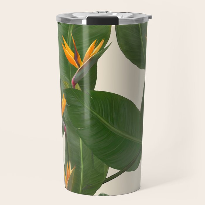tropical floral Travel Mug Gallery Image 1