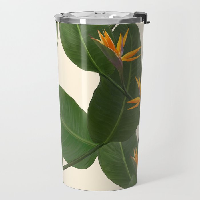 tropical floral Travel Mug Gallery Image 2