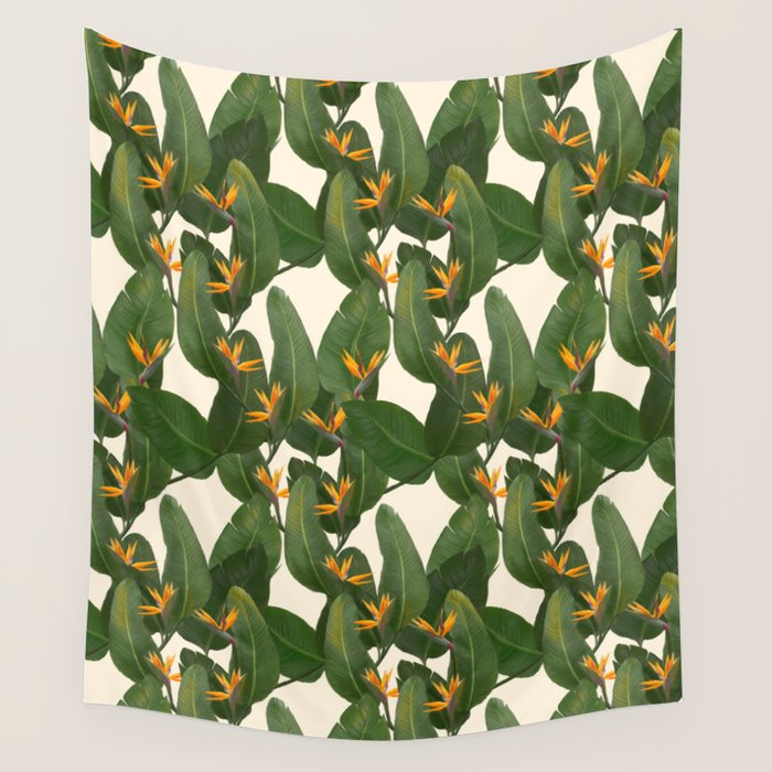 tropical floral Wall Tapestry Gallery Image 4