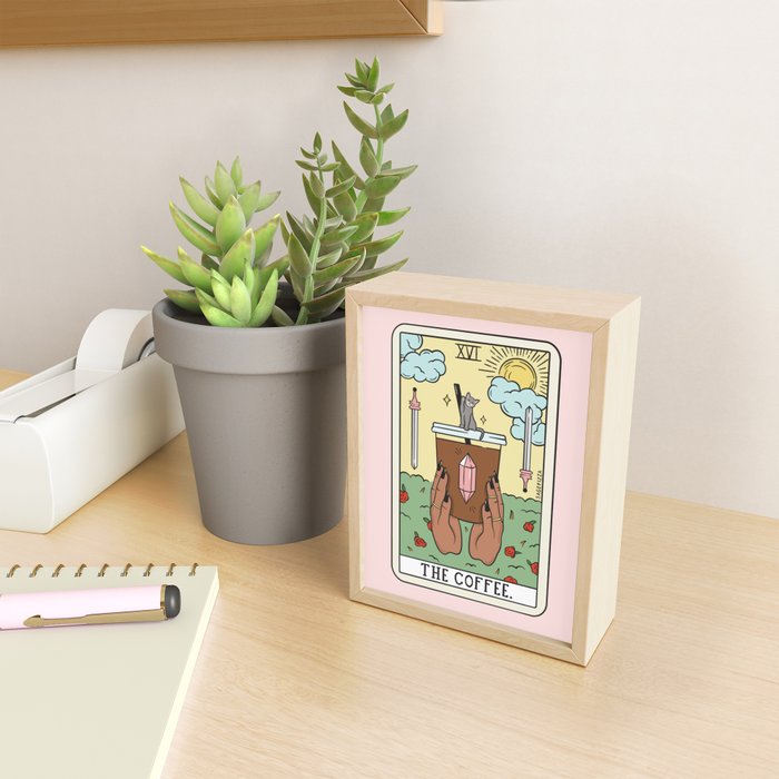 COFFEE READING UPDATED (DARK) Mini Art Print Gallery Image 2