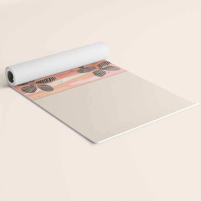 Tropical Sunset Palms III Yoga Mat Gallery Image 2