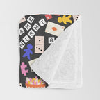 Game Night Fun Throw Blanket Gallery Image 3