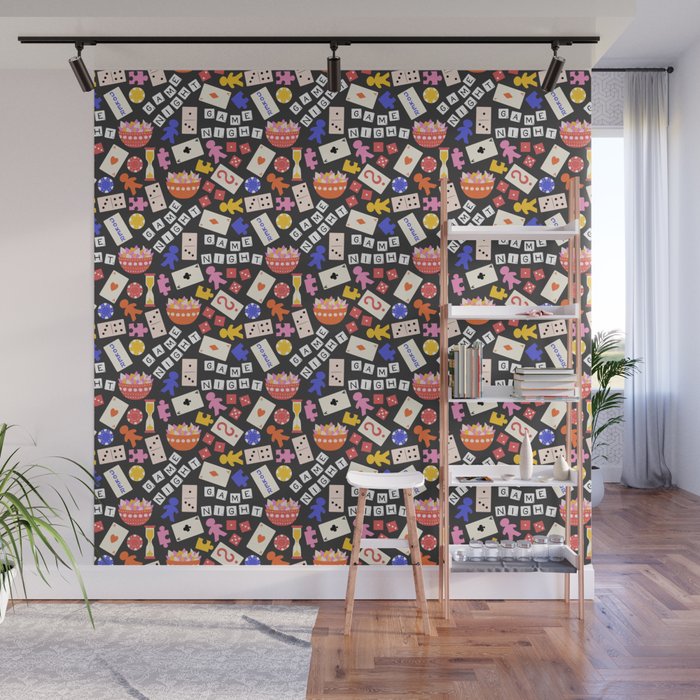 Game Night Fun Wall Mural Gallery Image 1