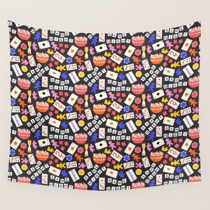 Game Night Fun Wall Tapestry Gallery Image 4