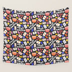 Game Night Fun Wall Tapestry Gallery Image 4