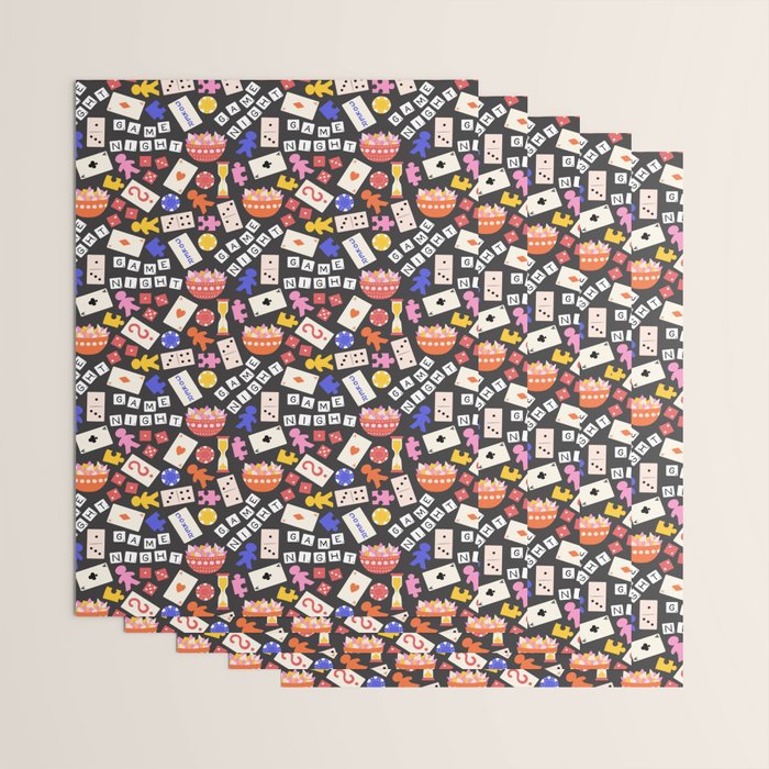 Game Night Fun Wrapping Paper Gallery Image 3