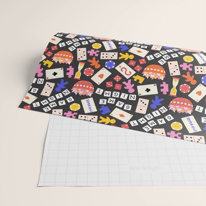 Game Night Fun Wrapping Paper Gallery Image 2