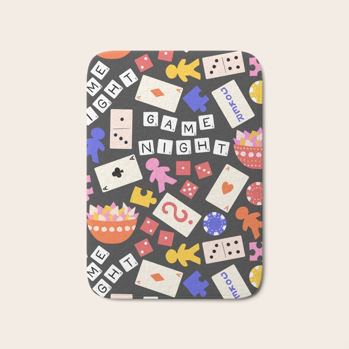 Game Night Fun Bath Mat Gallery Image 1