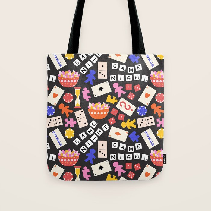 Game Night Fun Tote Bag Gallery Image 1