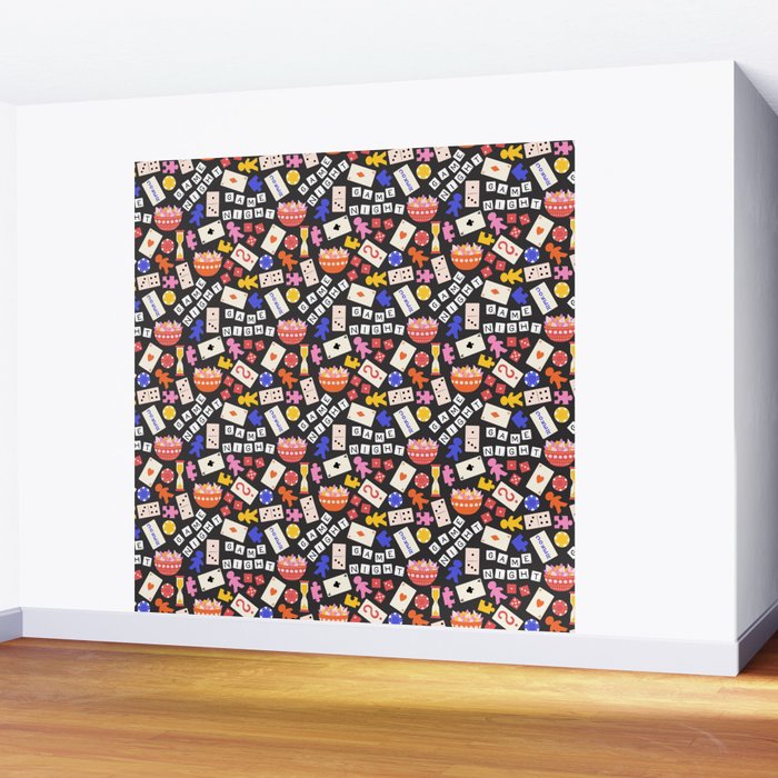 Game Night Fun Wall Mural Gallery Image 2