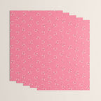 Pressed Posies - Retro Pink Wrapping Paper Gallery Image 3