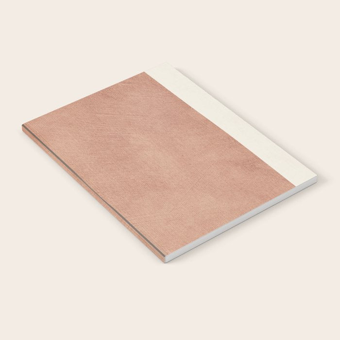 Terracotta Minimalist Lines Artwork Notebook Gallery Image 1