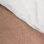 Terracotta Minimalist Lines Artwork Comforter Gallery Image 4