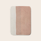 Terracotta Minimalist Lines Artwork Bath Mat Gallery Image 1