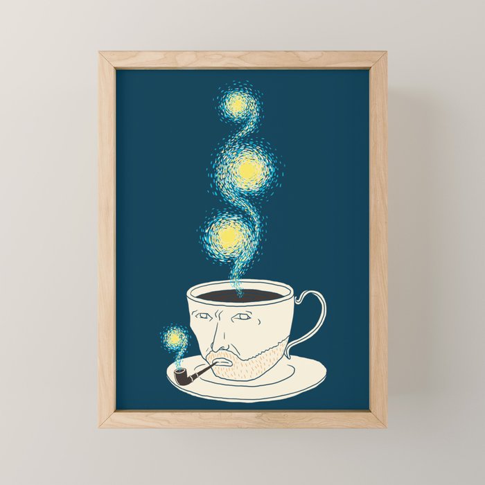Starry starry coffee Mini Art Print Gallery Image 1