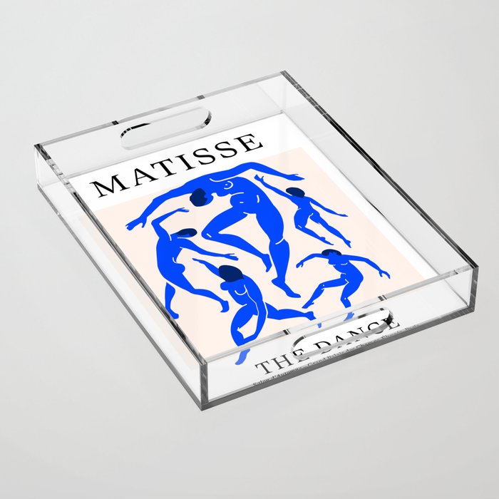 The Dance 3 | Henri Matisse - La Danse | Ultramarine Blue Edition Acrylic Tray Gallery Image 1