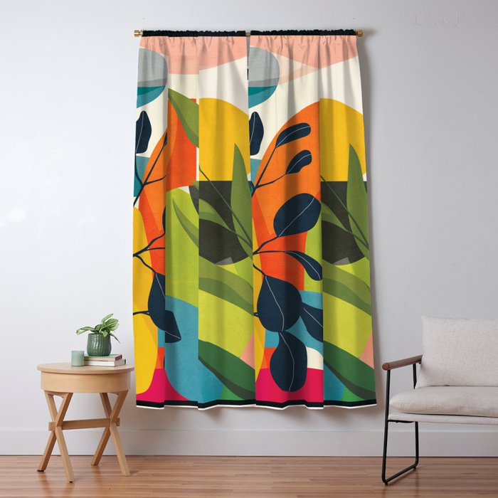 Sunrise Garden 13 Window Curtain Gallery Image 5