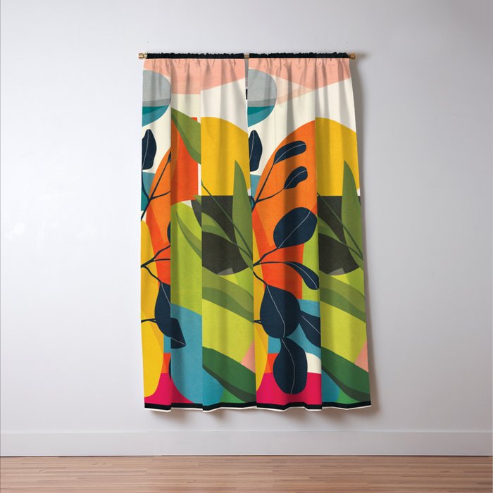 Sunrise Garden 13 Window Curtain Gallery Image 3