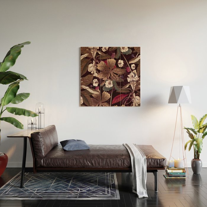Winter Botanical Garden II Wood Wall Art Gallery Image 2