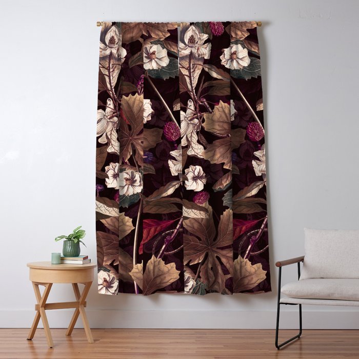 Winter Botanical Garden II Window Curtain Gallery Image 5