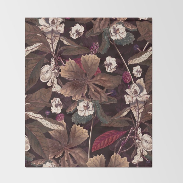 Winter Botanical Garden II Throw Blanket Gallery Image 2