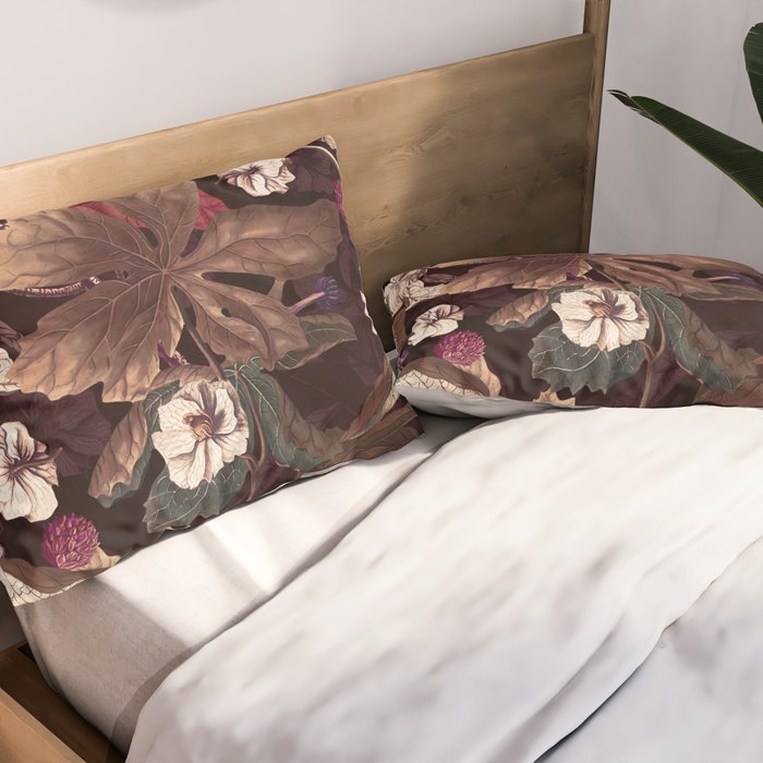 Winter Botanical Garden II Pillow Sham Gallery Image 2