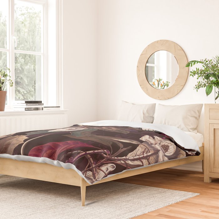 Winter Botanical Garden II Duvet Cover Gallery Image 2
