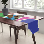 Retro Copacetic Colorful Fun Abstract Pattern Table Runner Gallery Image 2