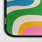 Retro Copacetic Colorful Fun Abstract Pattern Laptop Sleeve Gallery Image 3