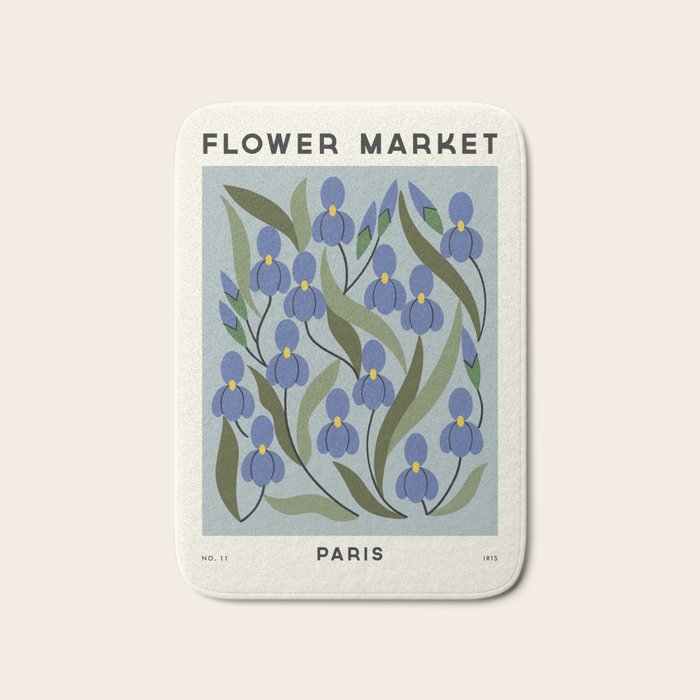 Flower Market No. 11 Bath Mat Gallery Image 1