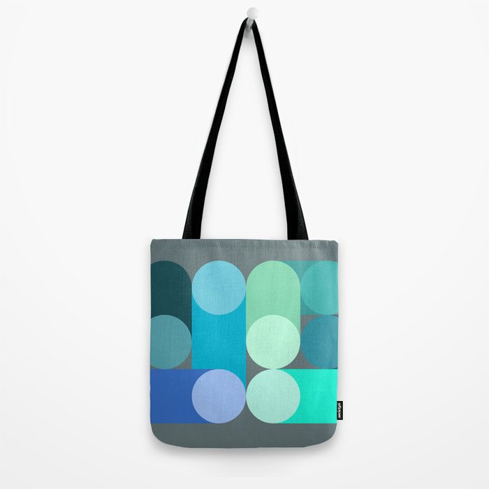 Modern Geometric 87C Tote Bag Gallery Image 2