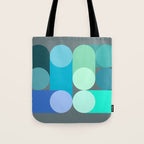 Modern Geometric 87C Tote Bag Gallery Image 1