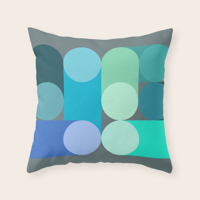 Modern Geometric 87C Throw Pillow Gallery Image 6
