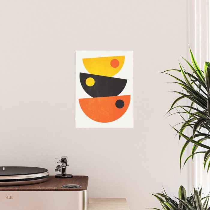 Balance 01: Bowls | Mid-Century Edition Poster Gallery Image 2