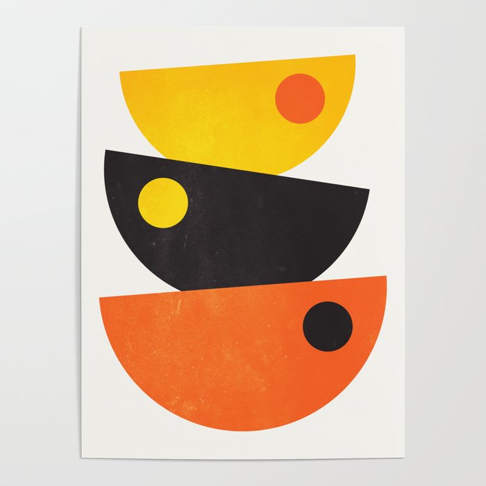 Balance 01: Bowls | Mid-Century Edition Poster Gallery Image 4
