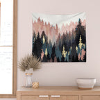 Spring Forest Light Wall Tapestry Gallery Image 2