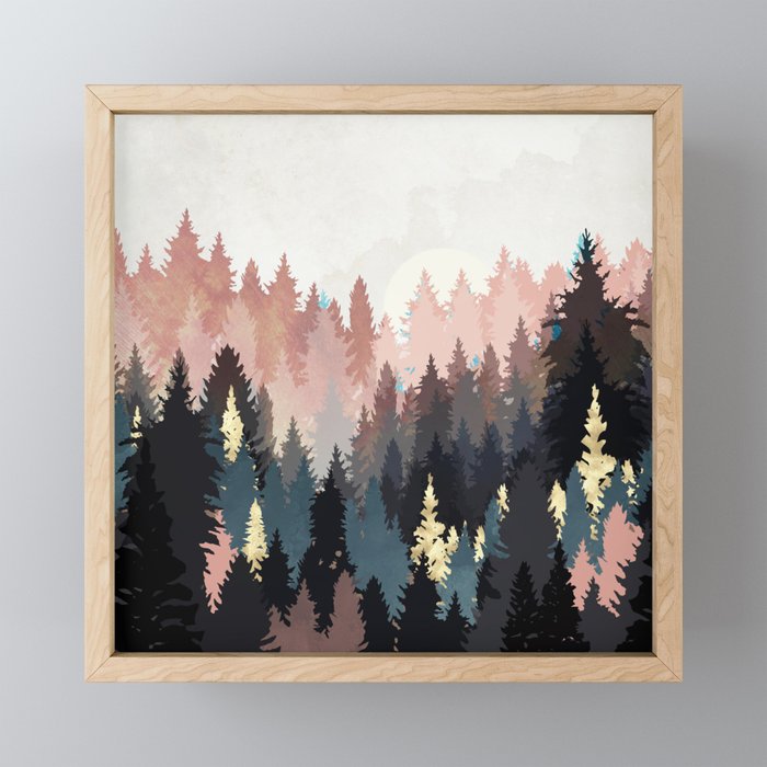 Spring Forest Light Mini Art Print Gallery Image 1