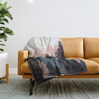 Spring Forest Light Throw Blanket Gallery Image 1