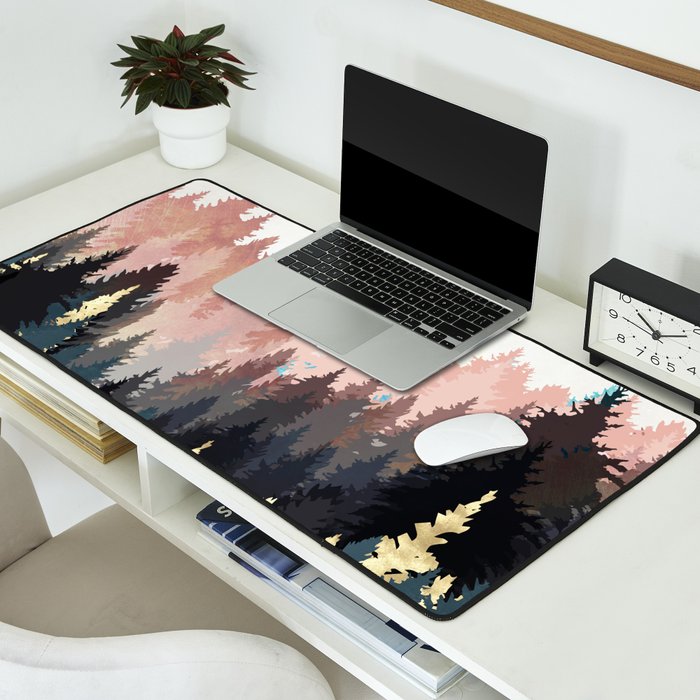 Spring Forest Light Desk Mat Gallery Image 2