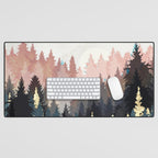 Spring Forest Light Desk Mat Gallery Image 1