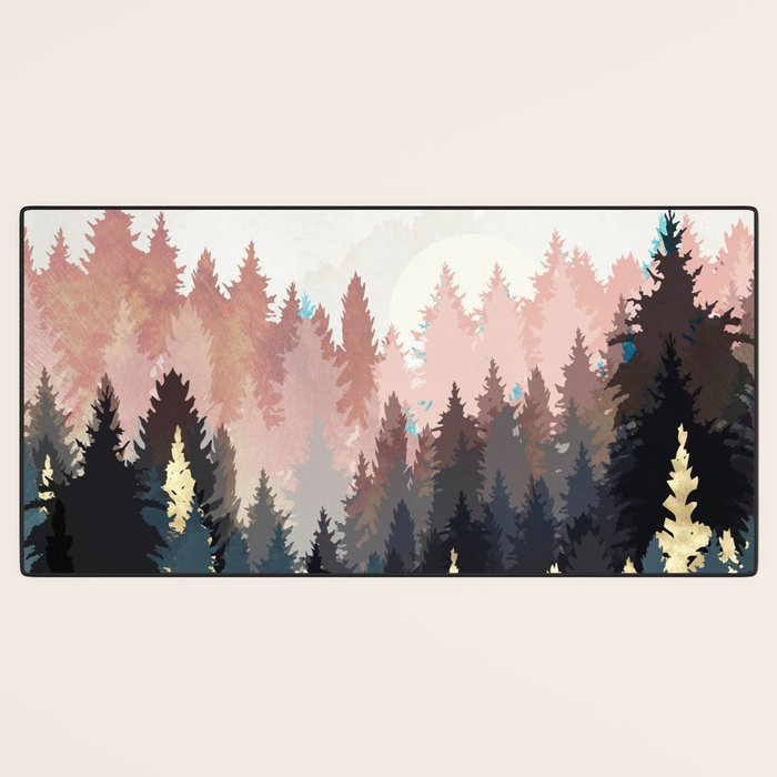 Spring Forest Light Desk Mat Gallery Image 3