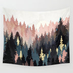 Spring Forest Light Wall Tapestry Gallery Image 4