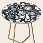 Witchy Things In Black And White Side Table Gallery Image 2